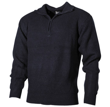 MFH MFH - Trui  -  "Troyer"  -  Blauw  -  met rits