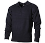 MFH - Pullover -  "Troyer" -  blau -  mit Reißverschluss