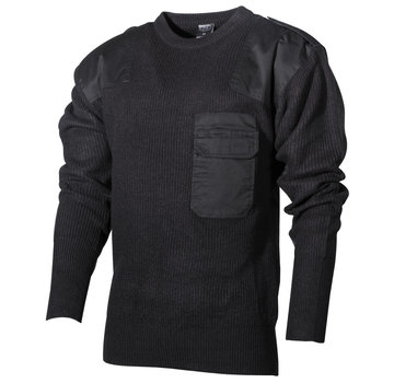 MFH MFH - Pull BW  -  avec poche poitrine  -  Noir  -