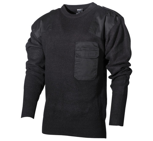 MFH MFH - BW Pullover -  mit Brusttasche -   -  schwarz