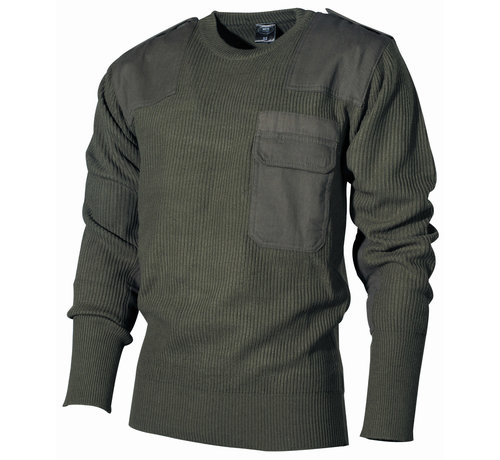 MFH MFH - BW Pullover - mit Brusttasche - oliv
