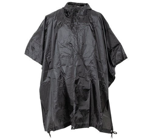 MFH MFH - Poncho -  Rip Stop -  noir -  ca. 144 x 223 cm