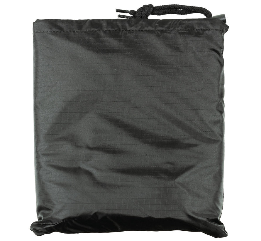 MFH - Poncho -  Rip Stop -  noir -  ca. 144 x 223 cm