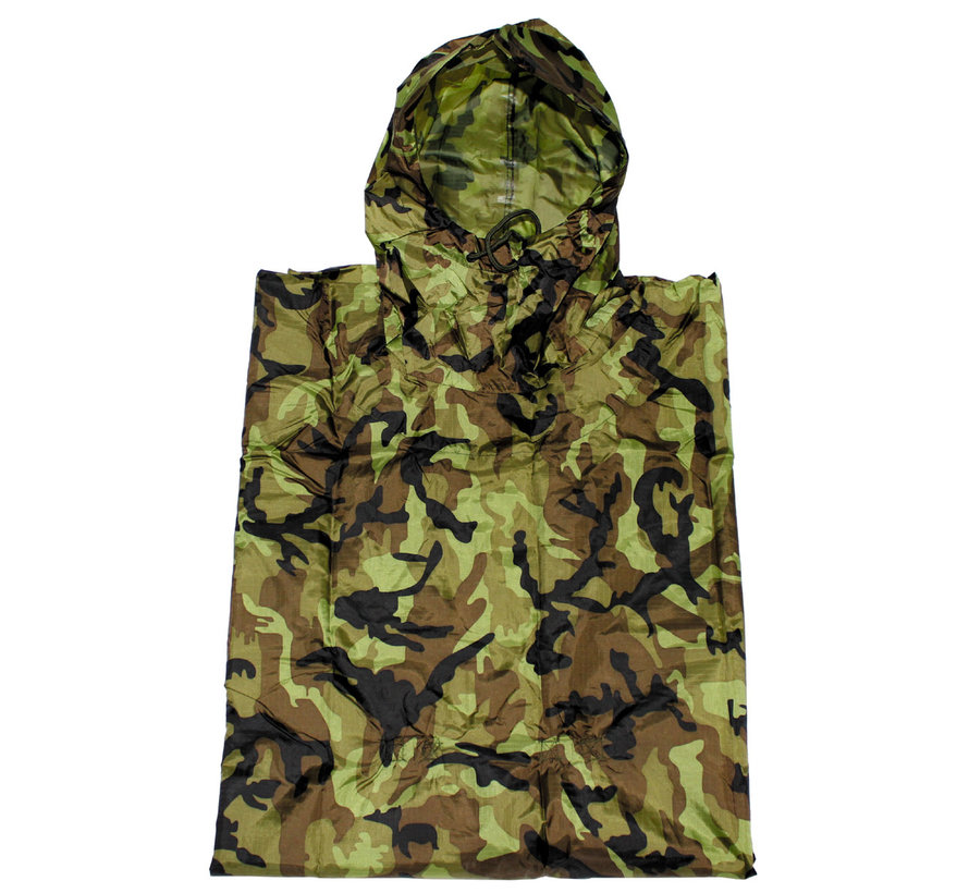 MFH - Poncho -  Rip Stop -  M 95 CZ camo -  ca. 144 x 223 cm