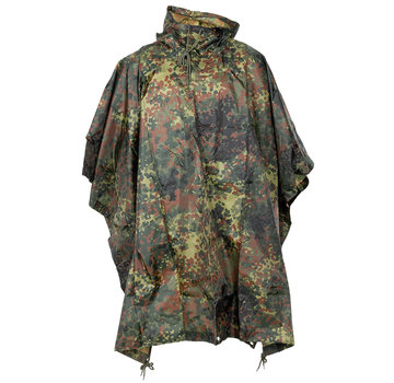 MFH MFH - Poncho -  Rip Stop -  BW camo -  ca. 144 x 223 cm