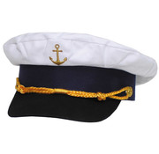 MFH MFH - Marine paraplu hoed  -  Anker goud geborduurd