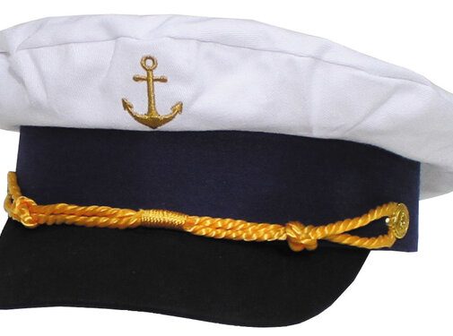 MFH MFH - Marine paraplu hoed  -  Anker goud geborduurd