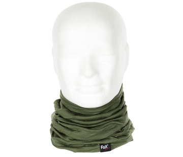 Fox Outdoor Fox Outdoor - Écharpe tube -  "Merino Lite" -  vert