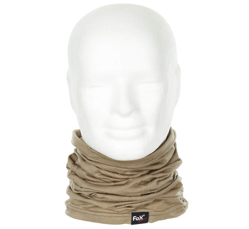 Fox Outdoor  Fox Outdoor - Kolsjaal  -  "Merino Lite"  -  coyote tan