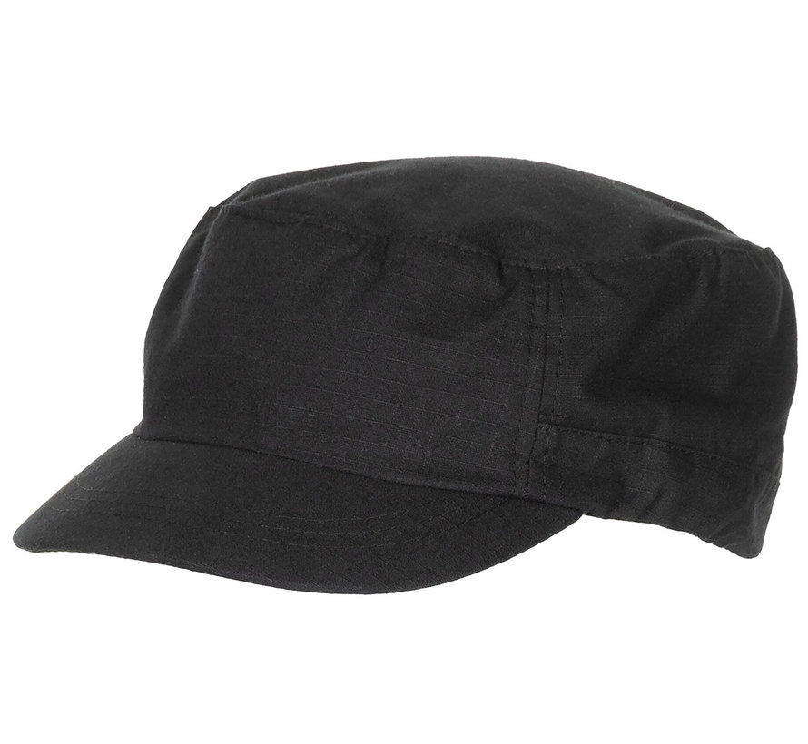 ProCompany - US Cap -  Rip Stop -  schwarz -  "Elasti-Fit"