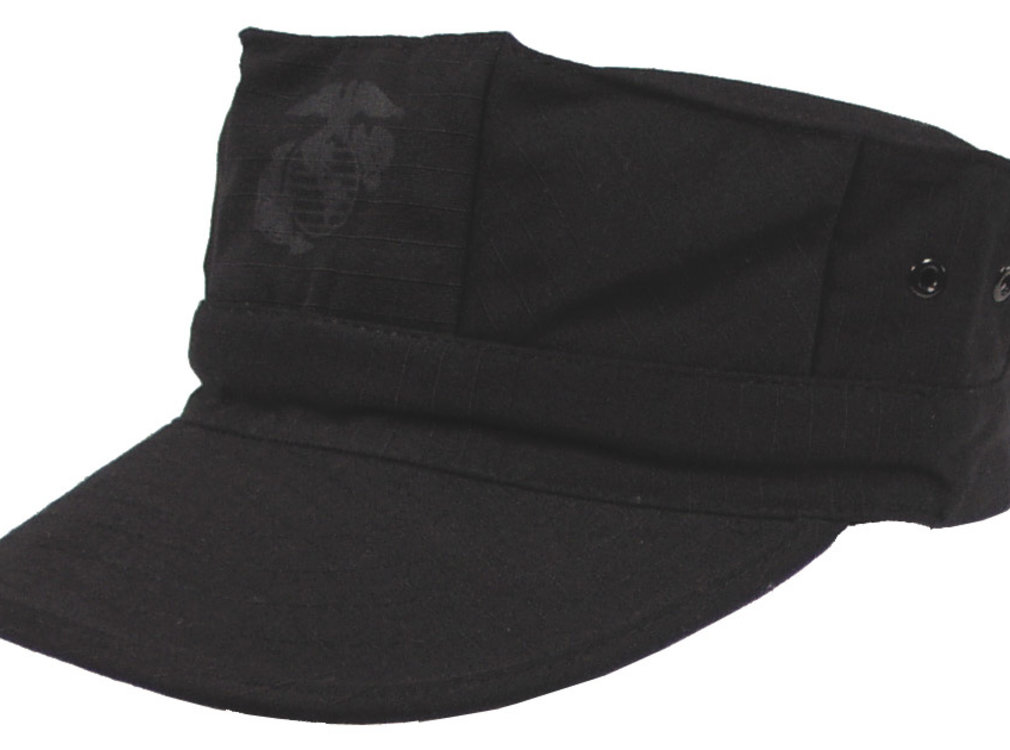 MFH MFH - US Cap  -  "USMC"  -  Rip stop  -  Zwarte  -  Marine Corps afdrukken