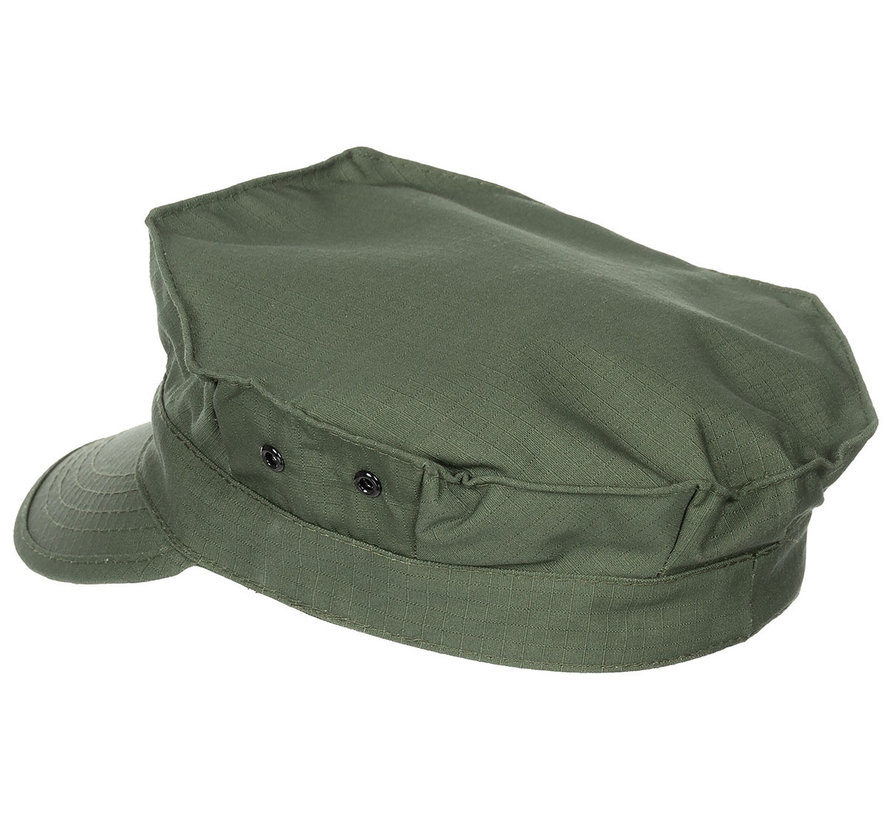 MFH - US Cap -  "USMC" -  Rip Stop -  oliv -  Marine-Corps-Druck