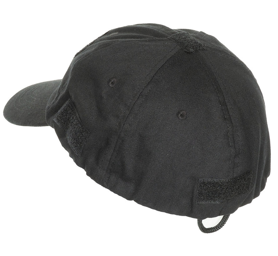 MFH High Defence - Einsatz-Cap -  mit Klett -  schwarz