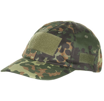 MFH | Mission For High Defence MFH High Defence - Einsatz-Cap -  mit Klett -  flecktarn