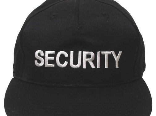 MFH MFH - US Casquette -  noir -  brodé -  "Security"