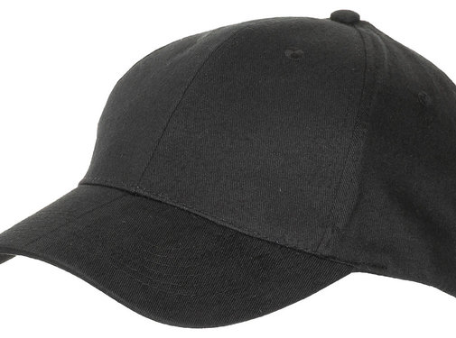 MFH MFH - BB Cap - Platte - Zwarte - Geborsteld