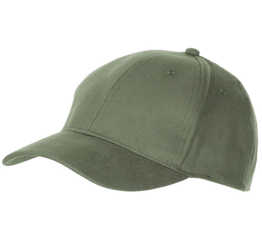 MFH - Casquette BB -  plat -  vert -  broussé