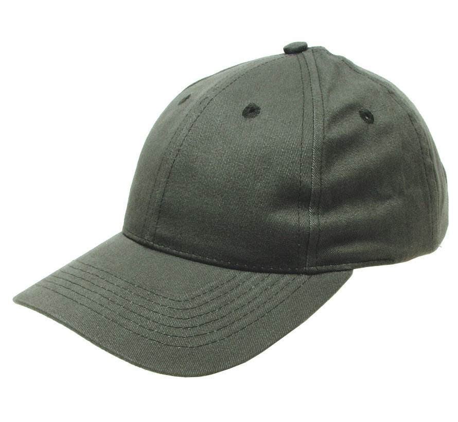 MFH - Casquette BB -  plat -  vert -  broussé