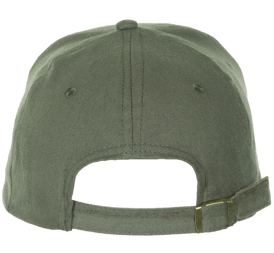 MFH - Casquette BB -  plat -  vert -  broussé