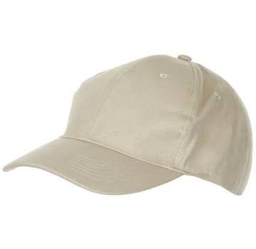 MFH MFH - BB Cap -  flach -  khaki -  gebürstet