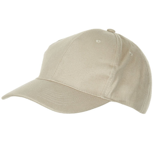 MFH MFH - BB Cap -  flach -  khaki -  gebürstet