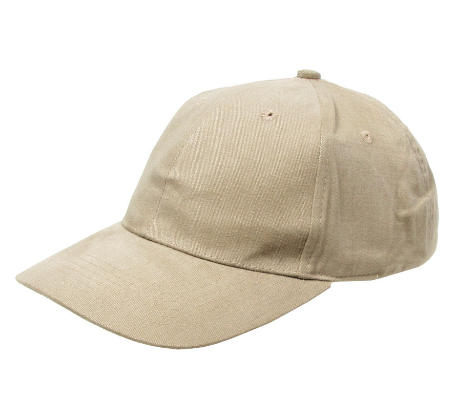 MFH - Casquette BB -  plat -  kaki -  broussé