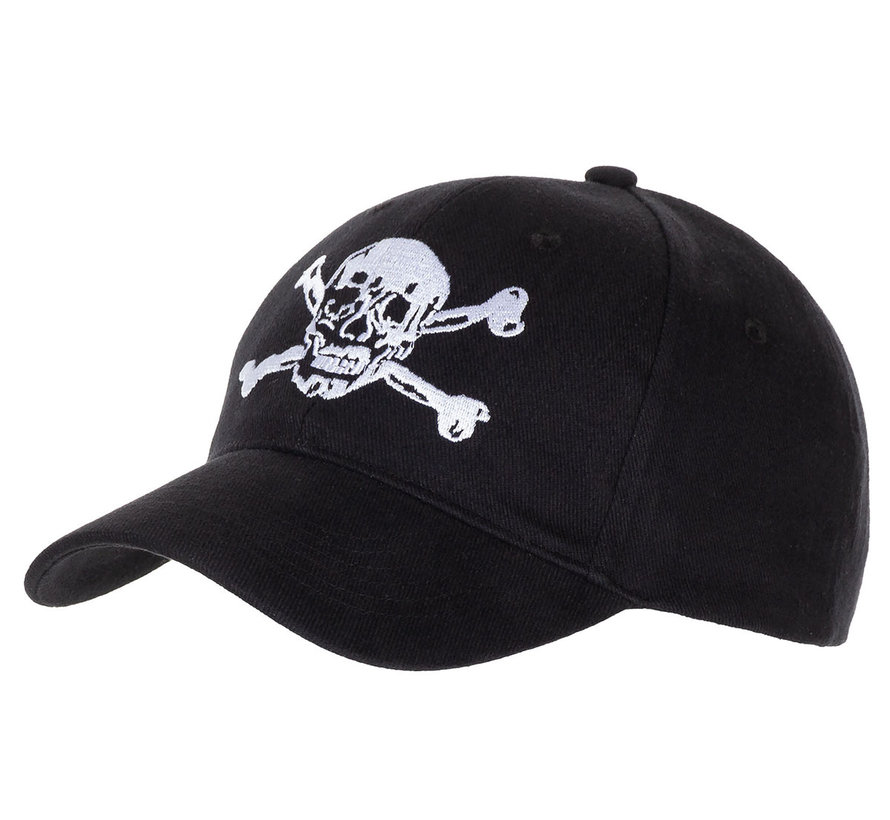 ProCompany - BB Cap -  flach -  "Totenkopf" -  schwarz