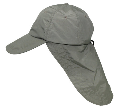 Fox Outdoor  Fox Outdoor - Cap -  "Sahara" -  oliv -  langer Nackenschutz