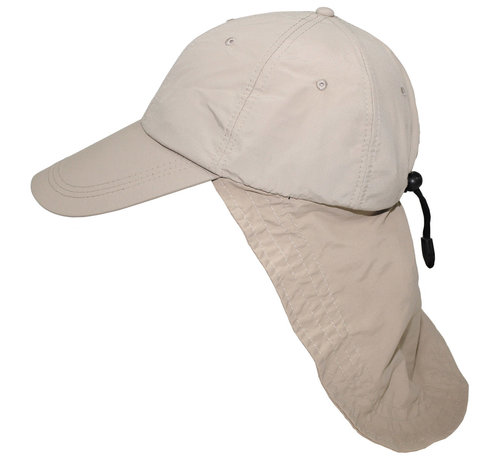 Fox Outdoor  Fox Outdoor - Cap  -  "Sahara"  -  Beige  -  grote halsbeschermer