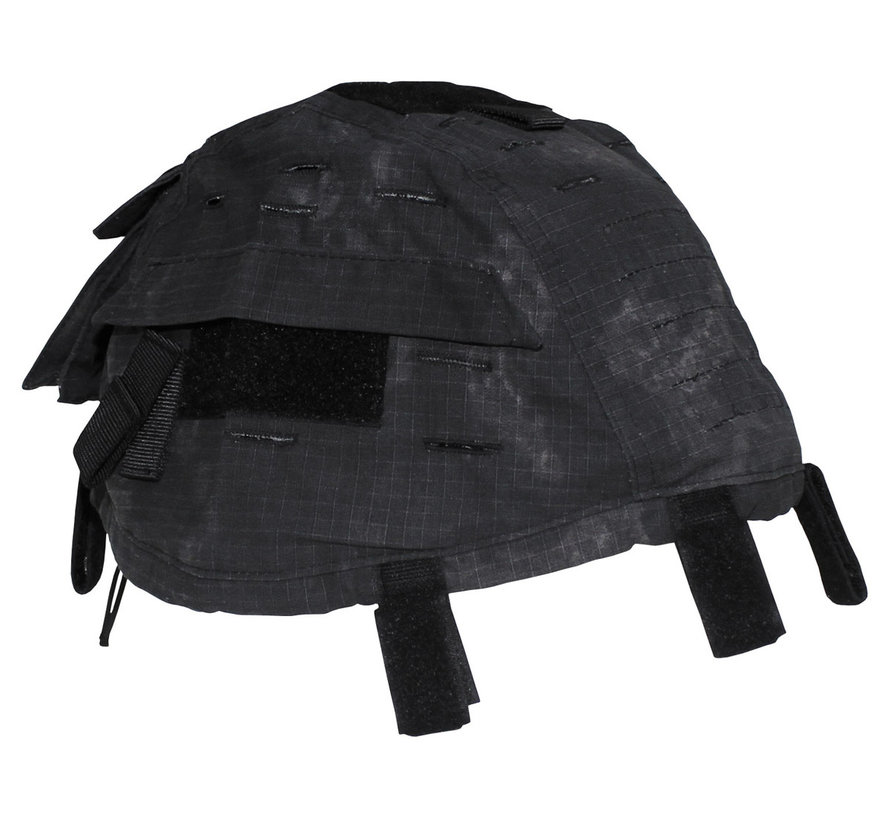 MFH - Helm Cover met zakken  -  instelbaar  -  HDT-camo LE