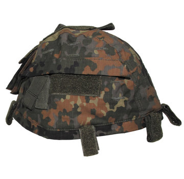 MFH MFH - Helm Cover met zakken  -  instelbaar  -  BW camo