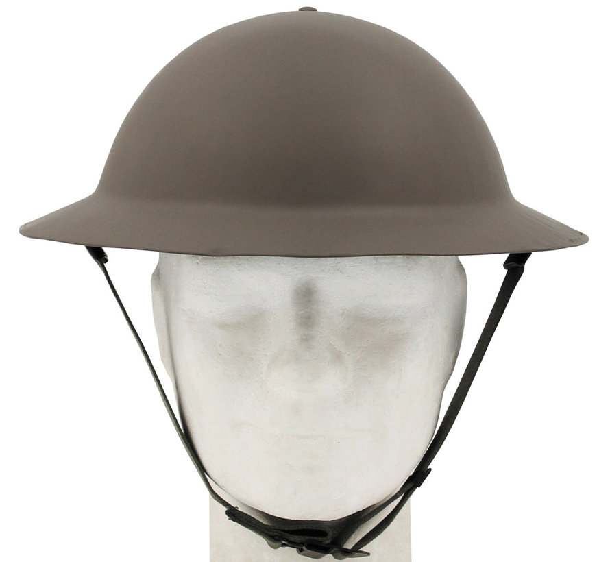 MFH - Brit. Tellerhelm -  "Tommy" -  WW II -  oliv