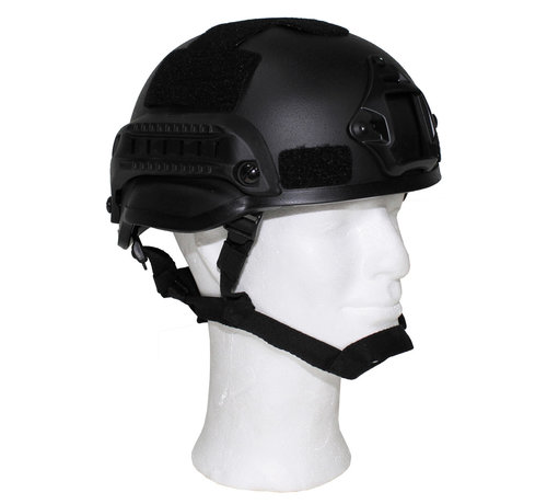 MFH MFH - Amerikaanse helm  -  "MICH 2002"  -  Rails  -  Zwarte  -  ABS-plastic