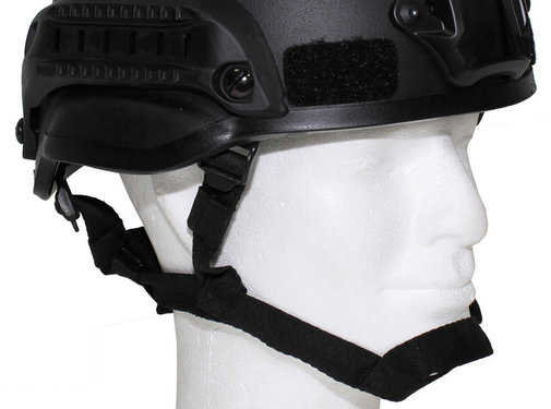 MFH MFH - Amerikaanse helm - "MICH 2002" - Rails - Zwarte - ABS-plastic