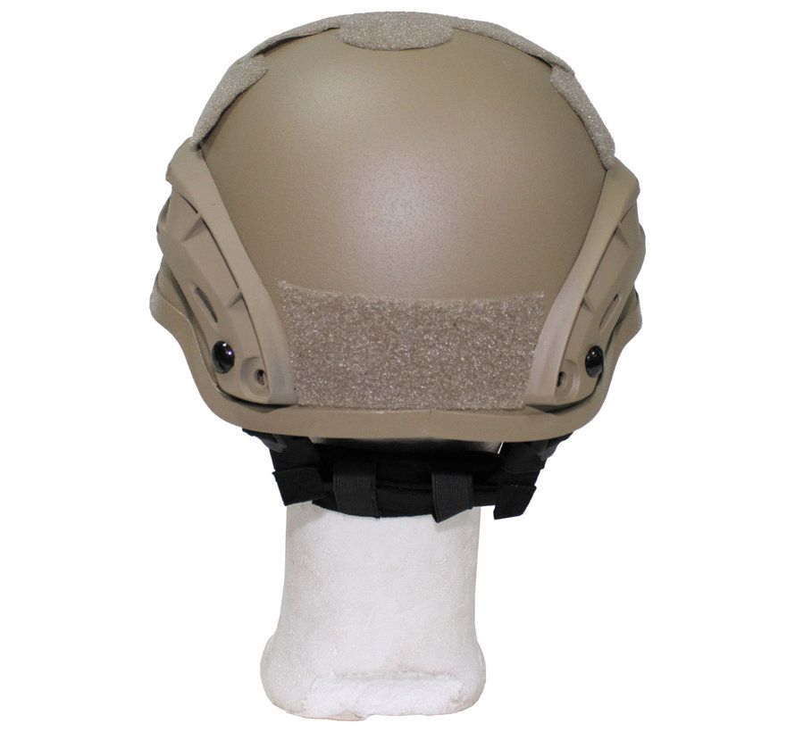 MFH - US Casque -  "MICH 2002" -  rails -   coyote tan -  ABS-plastique