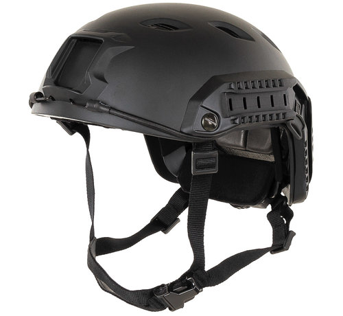 MFH MFH - Amerikaanse helm  -  FAST-parachutisten  -  Zwarte  -  Rails  -  ABS-plastic