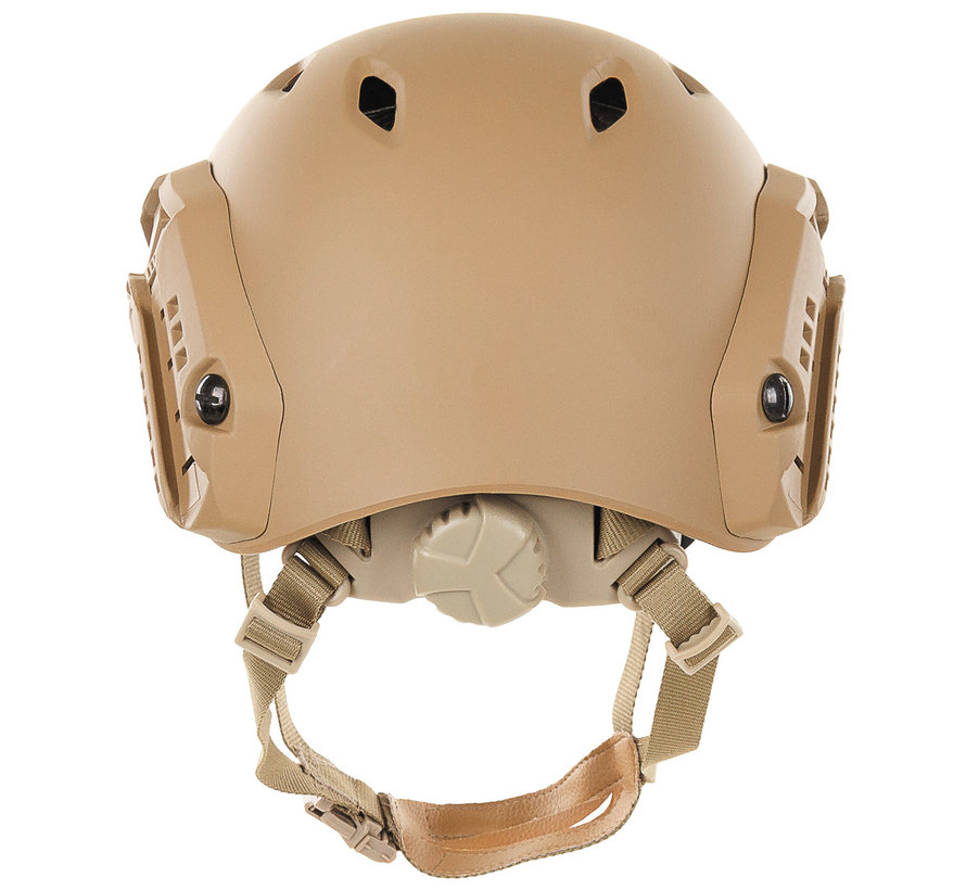 MFH - Amerikaanse helm  -  FAST-parachutisten  -  coyote tan  -  Rails  -  ABS-plastic