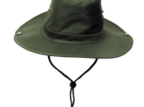 MFH MFH - Buschhut Buschhut - Olive - avec bande de menton - à haut de gamme