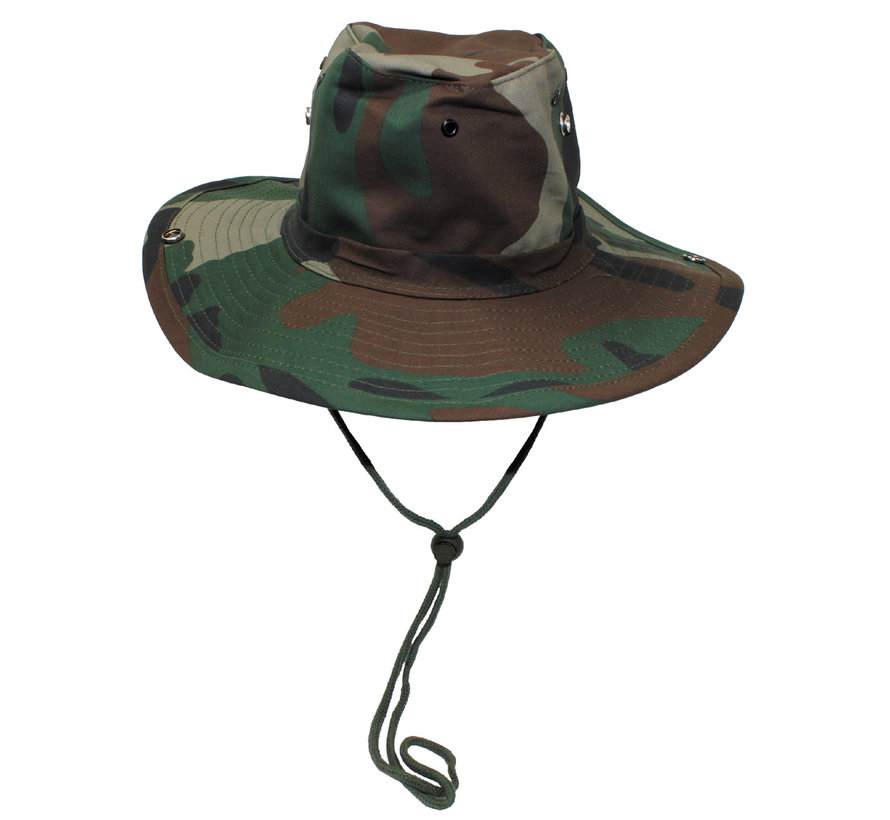 MFH - Buschhut - Woodland - met kin band - naar high-up