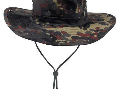 MFH MFH - Buschhut - flecktarn - mit Kinnband - zum Hochstellen