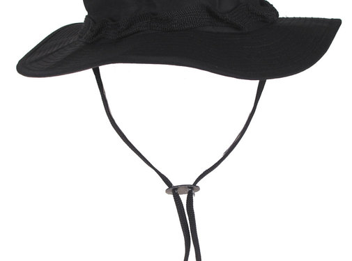 MFH MFH - US GI Buschhut -  mit Kinnband -  GI Boonie -  Rip Stop -  schwarz
