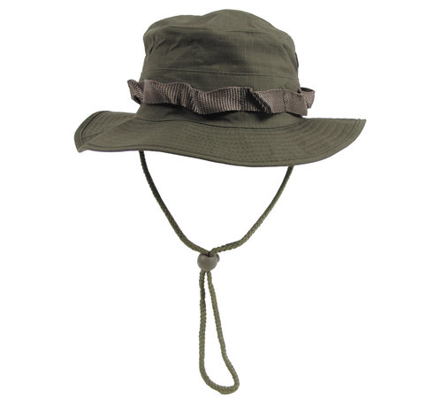 MFH MFH - US GI Buschhut - mit Kinnband - GI Boonie - Rip Stop - oliv