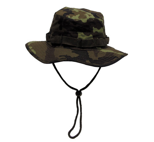 MFH MFH - Chapeau américain GI Bush  -  Bande de menton  -  Gi  -  Boonie  -  Arrêt Rip  -  M 95 Camouflage CZ