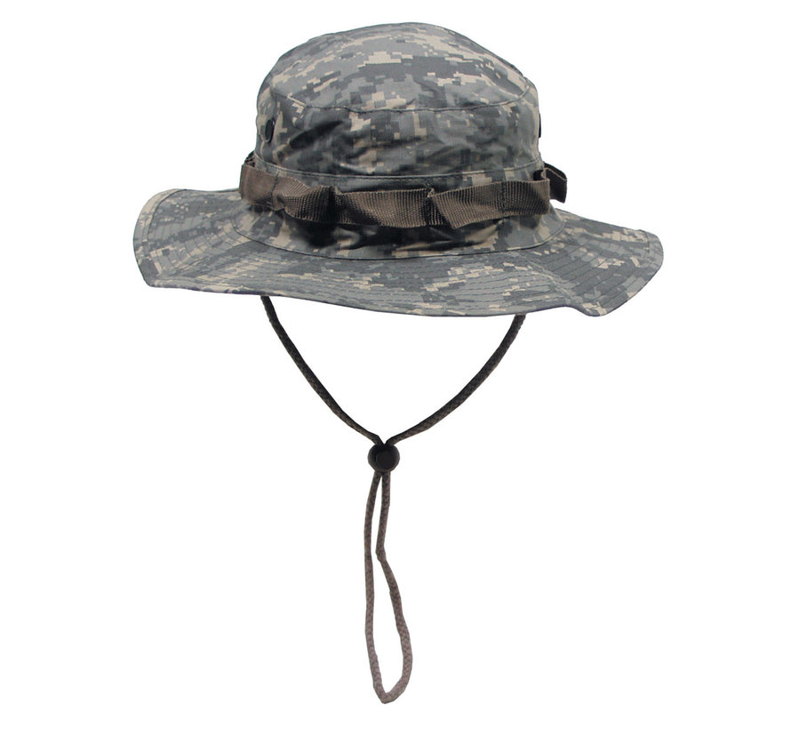 MFH - US GI Bush hoed  -  Chin band  -  Gi  -  Boonie  -  Rip stop  -  AT-Digital