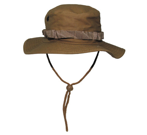 MFH MFH - US GI Buschhut -  Kinnband -  GI -  Boonie -  Rip Stop -  coyote tan