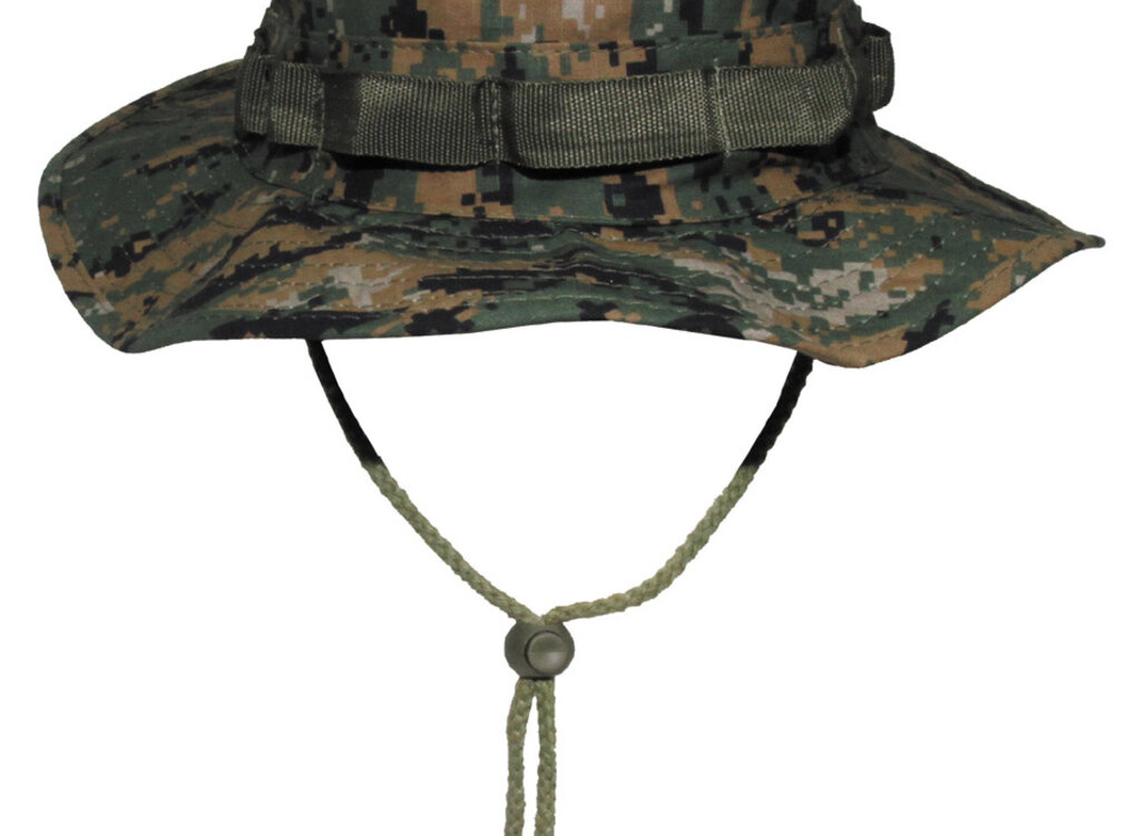 MFH MFH - US GI Bush hoed  -  Chin band  -  Gi  -  Boonie  -  Rip stop  -  Graven. Woodl -  ik weet niet wat ik moet doen.