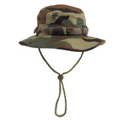 MFH MFH - US GI Buschhut -  mit Kinnband -   -  GI Boonie -  Rip Stop -  woodland