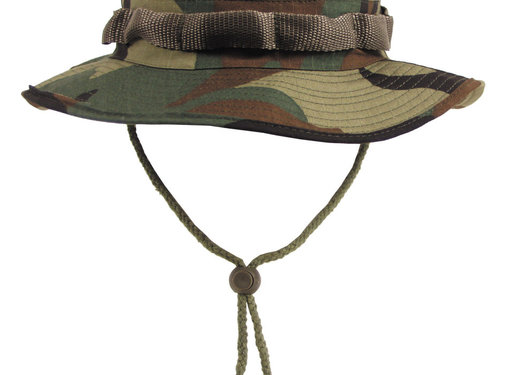 MFH MFH - US GI Buschhut -  mit Kinnband -   -  GI Boonie -  Rip Stop -  woodland