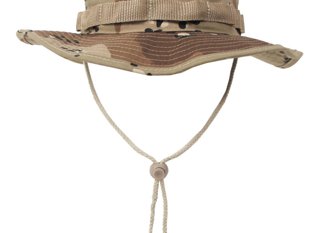 MFH MFH - US GI Buschhut -  Kinnband -  GI -  Boonie -  Rip Stop -  6 Fa. desert