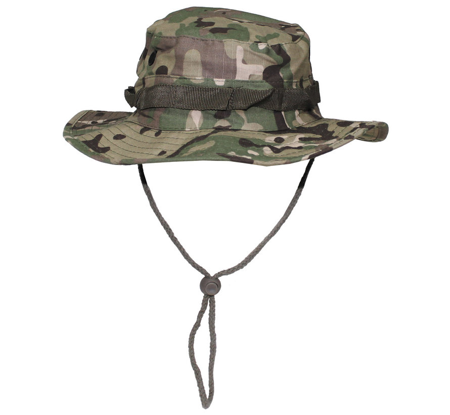 MFH - Chapeau américain GI Bush  -  Bande de menton  -  Gi  -  Boonie  -  Arrêt Rip  -  op.-camo